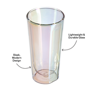Prism Pint Glass Set (2) - Portable Glassware B1
