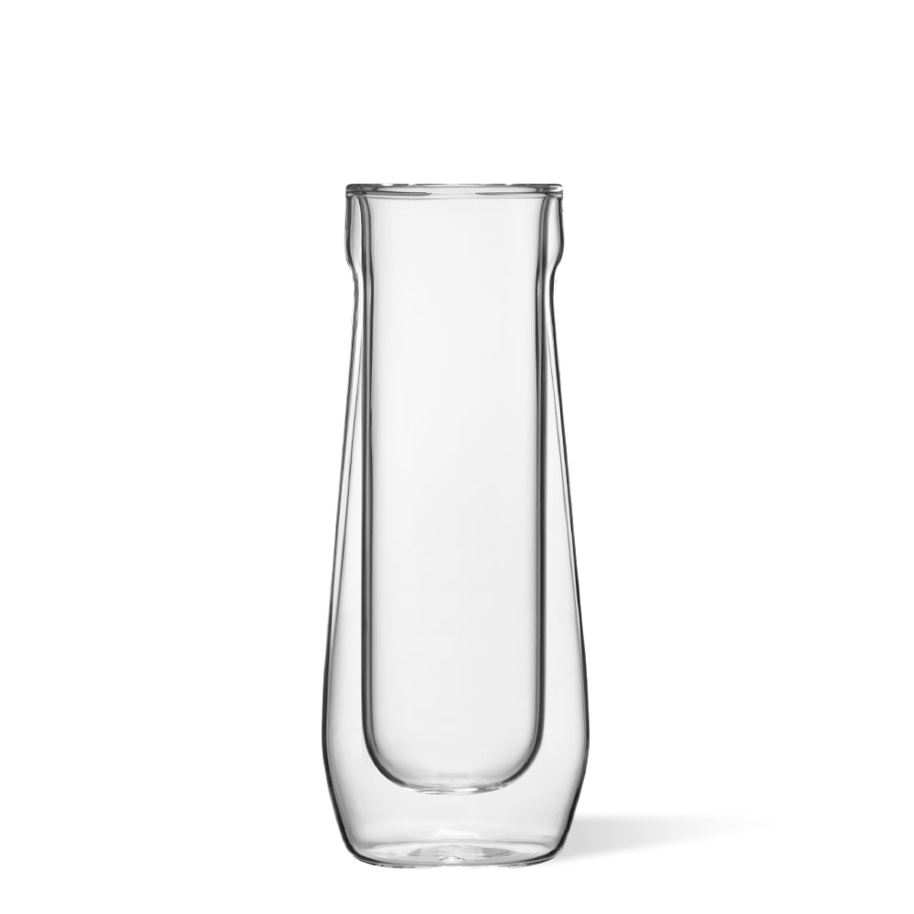 Stemless Flute Glass Set (2) - Smooth Choice U5