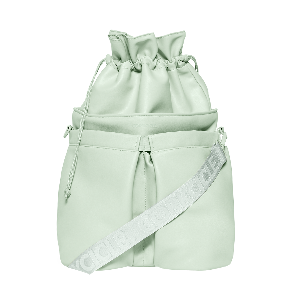 Beverage Bucket Bag - Cozy Camp R1 - Sage Mist - Vegan Leather